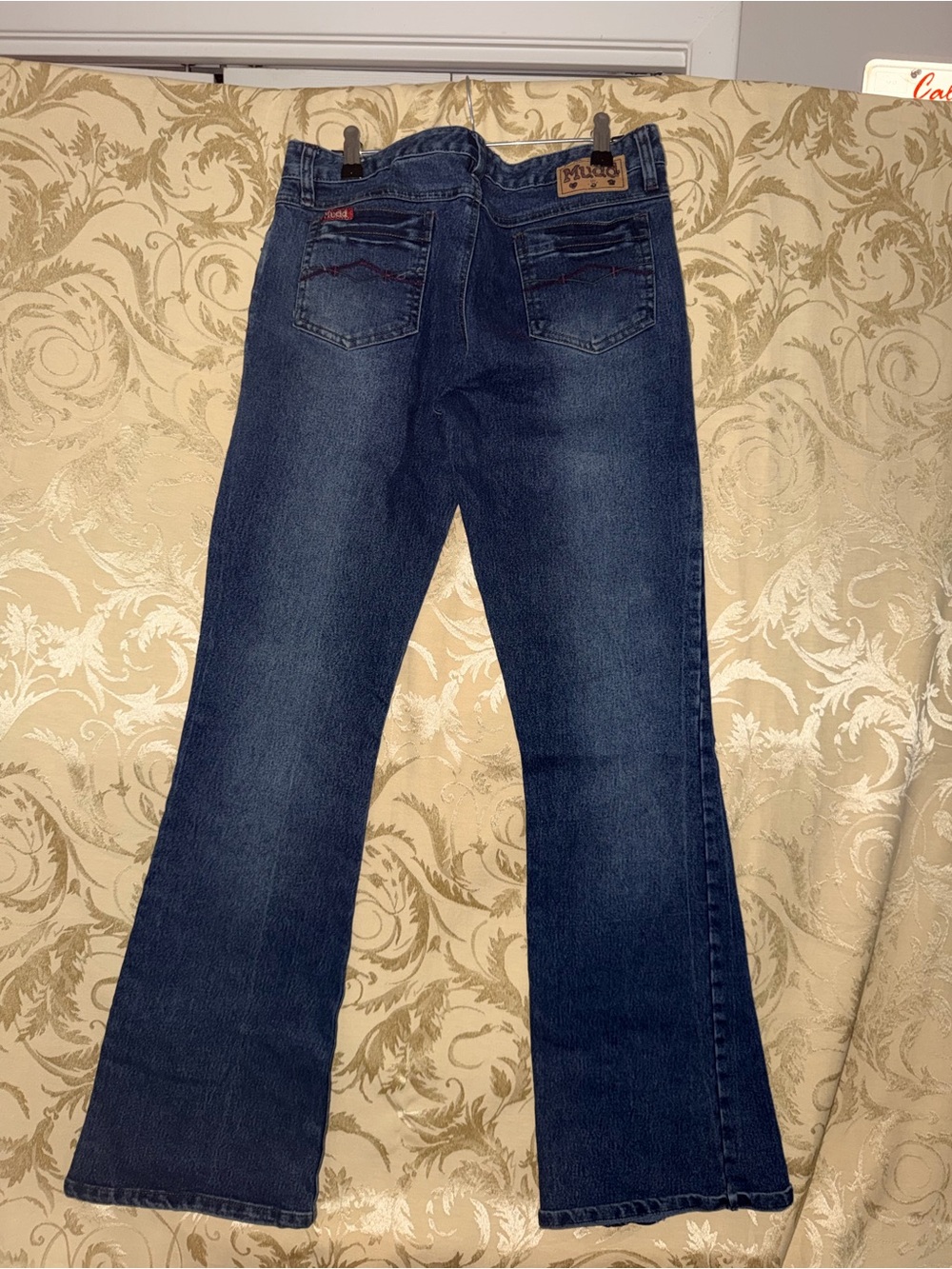 Mudd Women's Dark Indigo Wide Leg Jeans